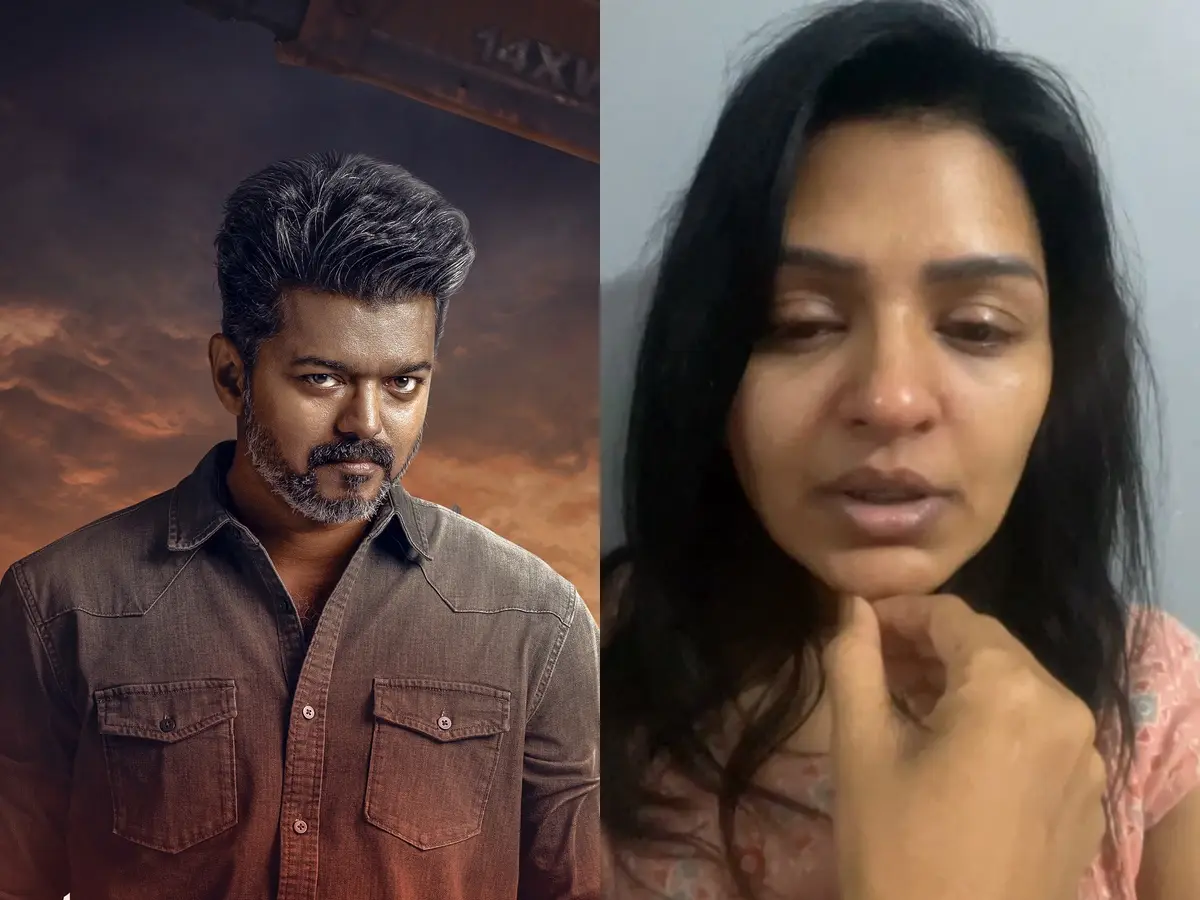 Jana Nayagan: Anandhi Ajay breaks down after her role is cut from Vijay's film