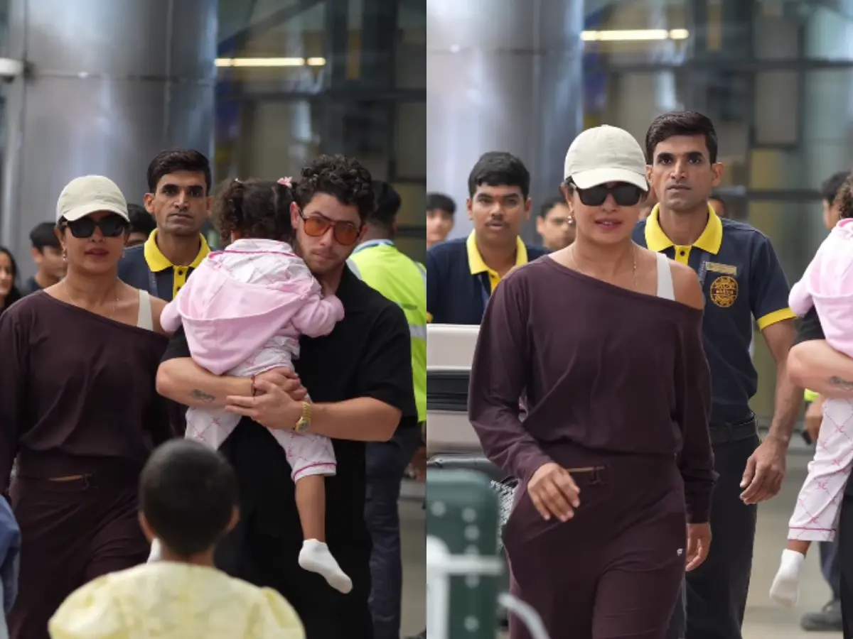 Priyanka Chopra arrives in Hyderabad with Nick Jonas and Malti; fans speculate Varanasi shoot