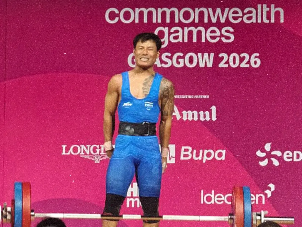 Rishikanta Singh wins silver, sets CWG snatch record