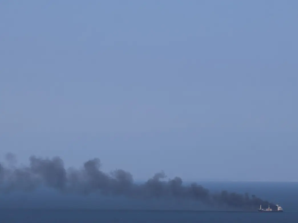 Video: Grain vessel struck by Russian cruise missiles sinks 7 days after the attack that killed 10