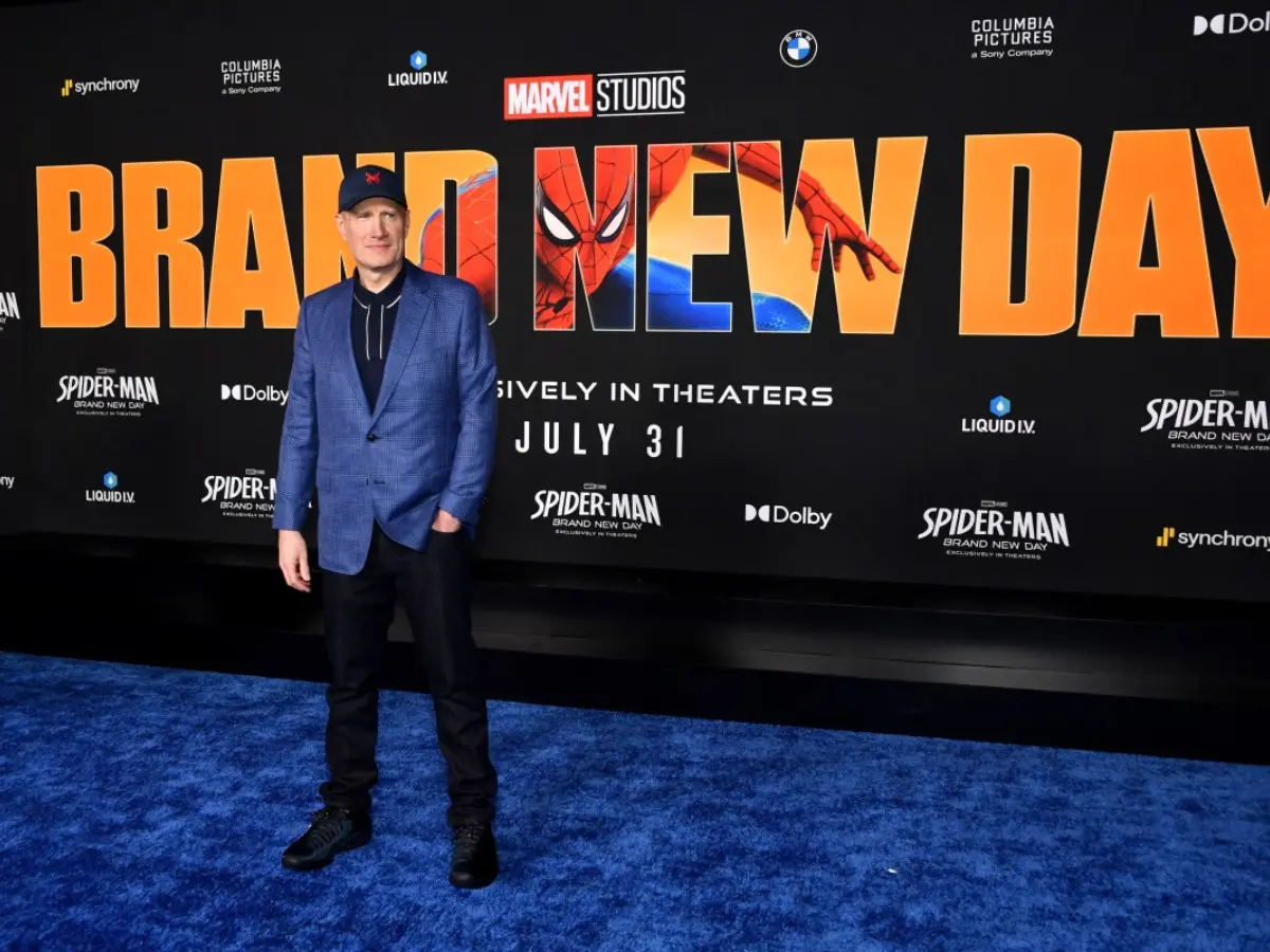 Kevin Feige at Spider-Man premiere