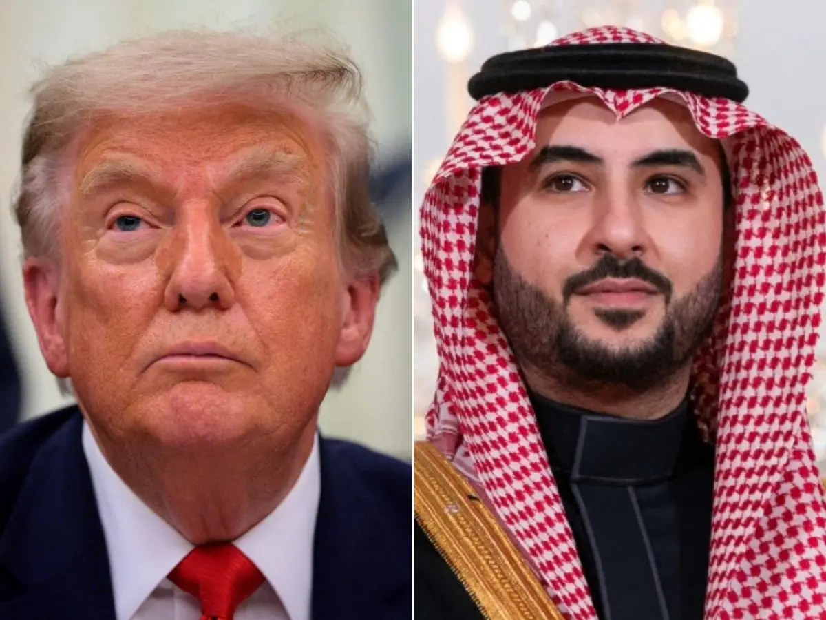 Trump meets Saudi defence minister at White House after joint Iraq strikes