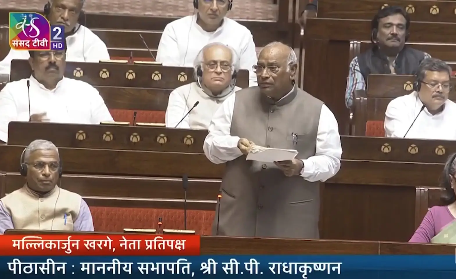 Kharge slams Home Minister Amit Shah for absence from Parliament, silence on CJP crackdown