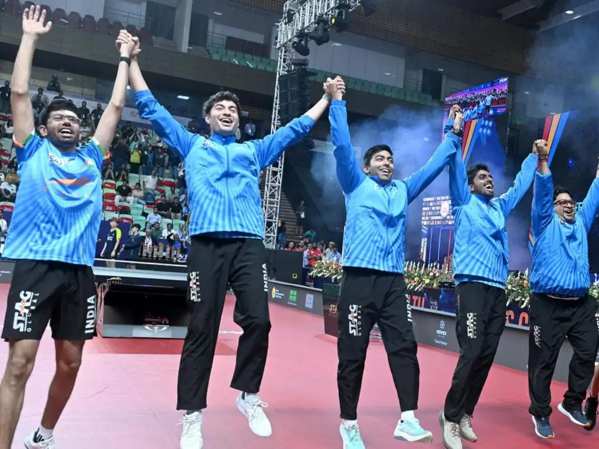 Hosts India sweep Malaysia for double gold in men’s and women’s Commonwealth Table Tennis finals Hosts India sweep Malaysia for double gold in men’s and women’s Commonwealth Table Tennis finals