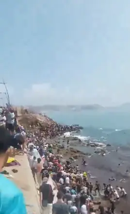 WATCH: 'Absolute chaos' at Spain-Morocco border; thousands breach Ceuta, at least 9 killed