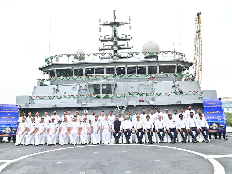 Indian Navy takes delivery of second indigenous diving support ship