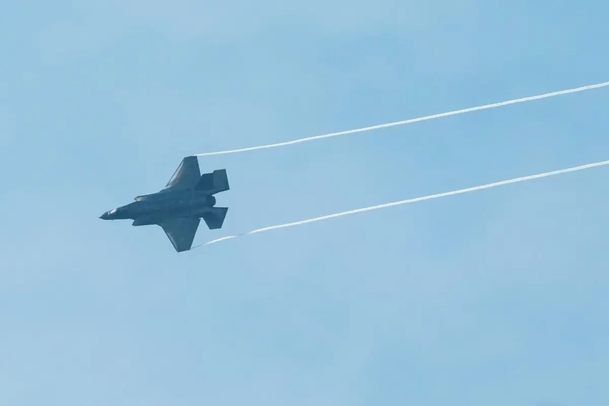 US Marine F-35 crashes near San Diego base, pilot ejects safely as fire erupts