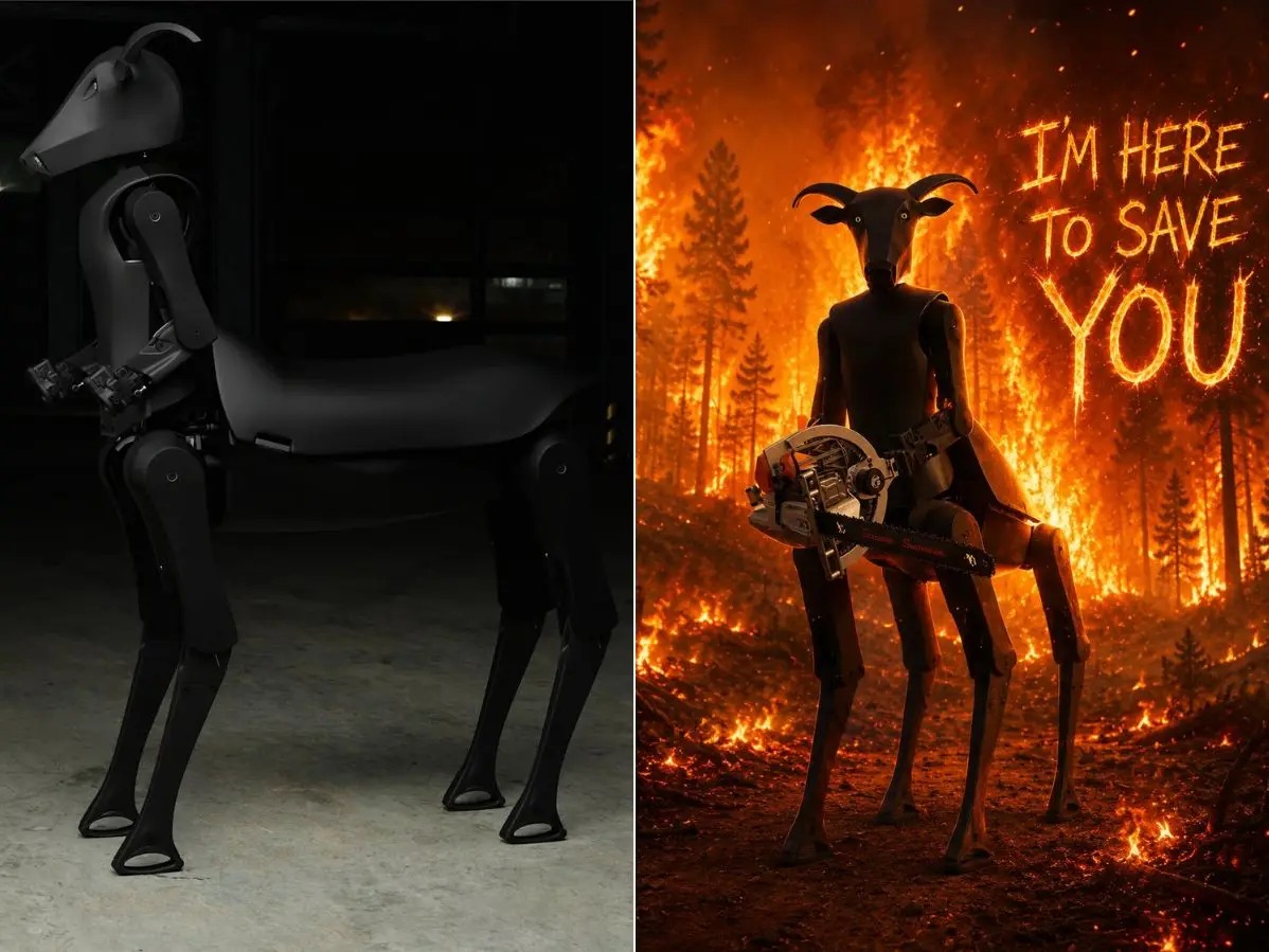 ‘Satanic’ chainsaw-wielding rescue bot leaves internet divided: ‘Those eyes are horrifying’ ‘Satanic’ chainsaw-wielding rescue bot leaves internet divided: ‘Those eyes are horrifying’