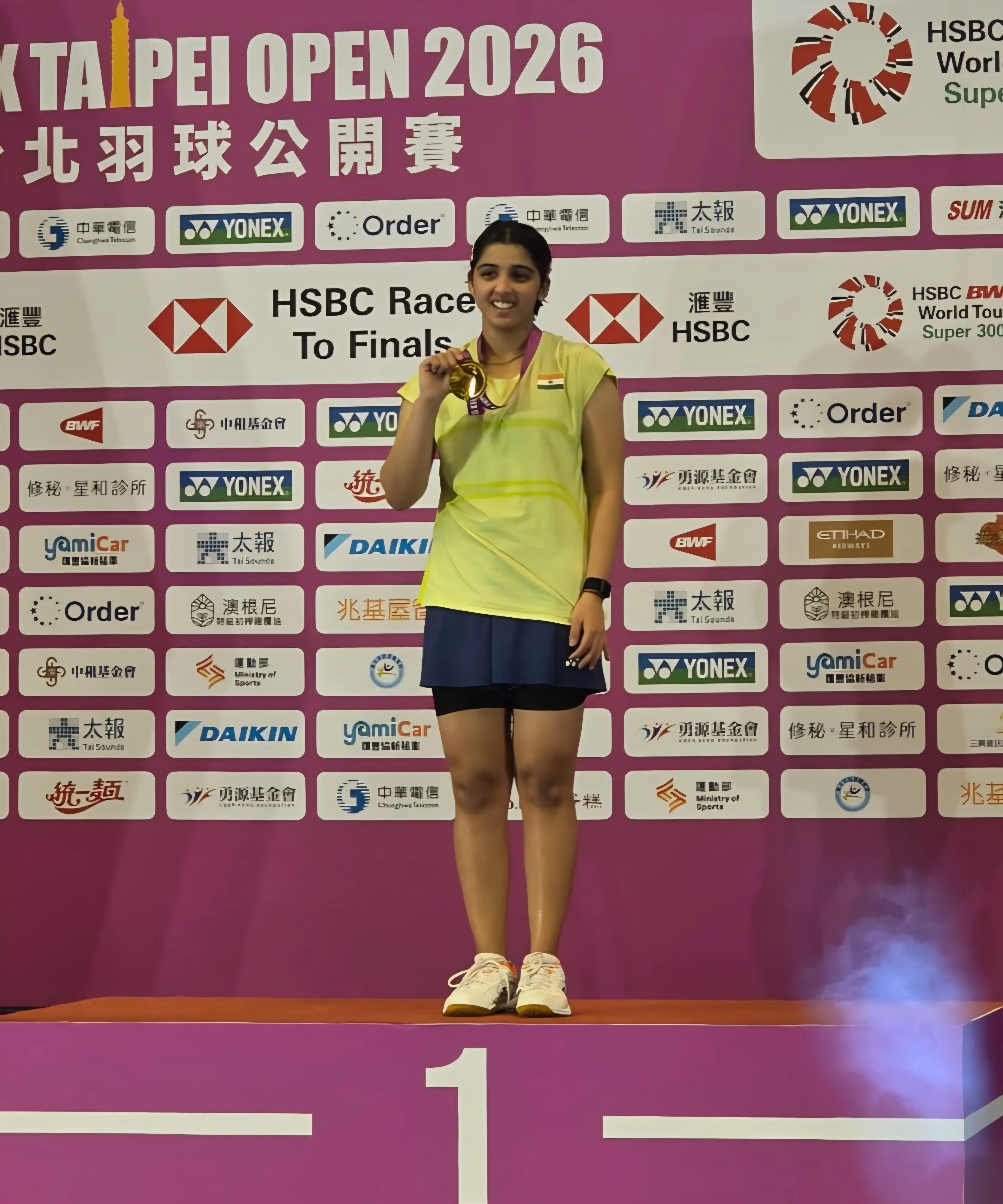 17-year-old Tanvi Sharma clinches maiden BWF World Tour title with Taipei Open win