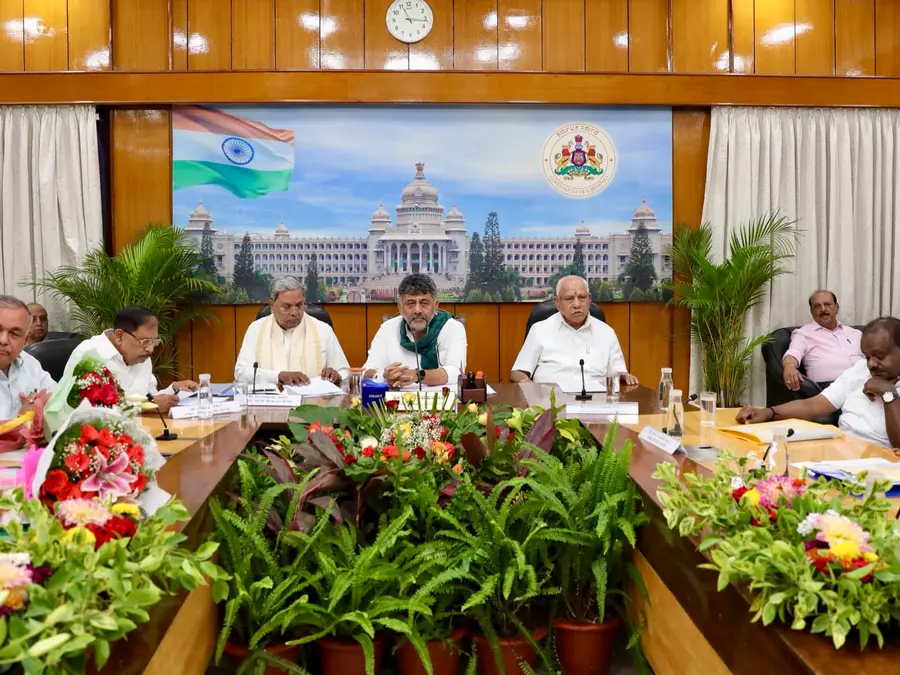 ‘Interests of farmers more important than politics’: Karnataka CM Shivakumar says at all-party meeting on Cauvery issue