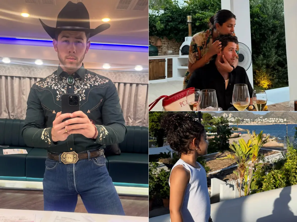 Nick Jonas' July photo dump featuring Priyanka Chopra and Malti Marie leaves fans gushing over family bond