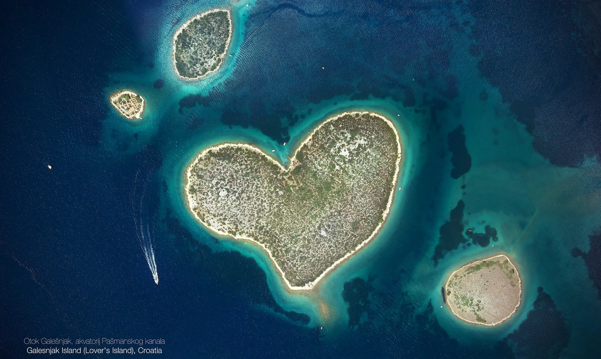 Why is this island shaped like a heart?