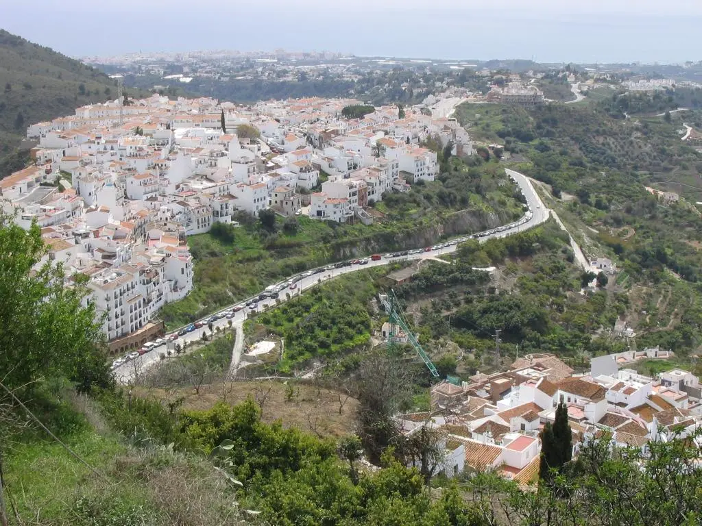 Why is this town painted entirely in white?