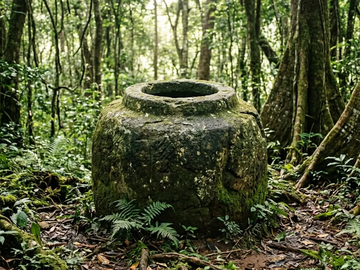 Jar of death? Stone container with remains of 37 mystery humans found in Laos Jar of death? Stone container with remains of 37 mystery humans found in Laos