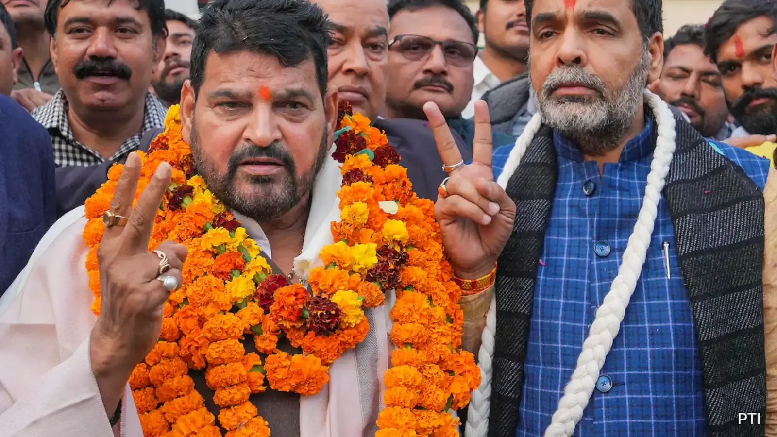 '100 per cent politically motivated': WFI chief Sanjay Singh reacts to Brij Bhushan's acquittal