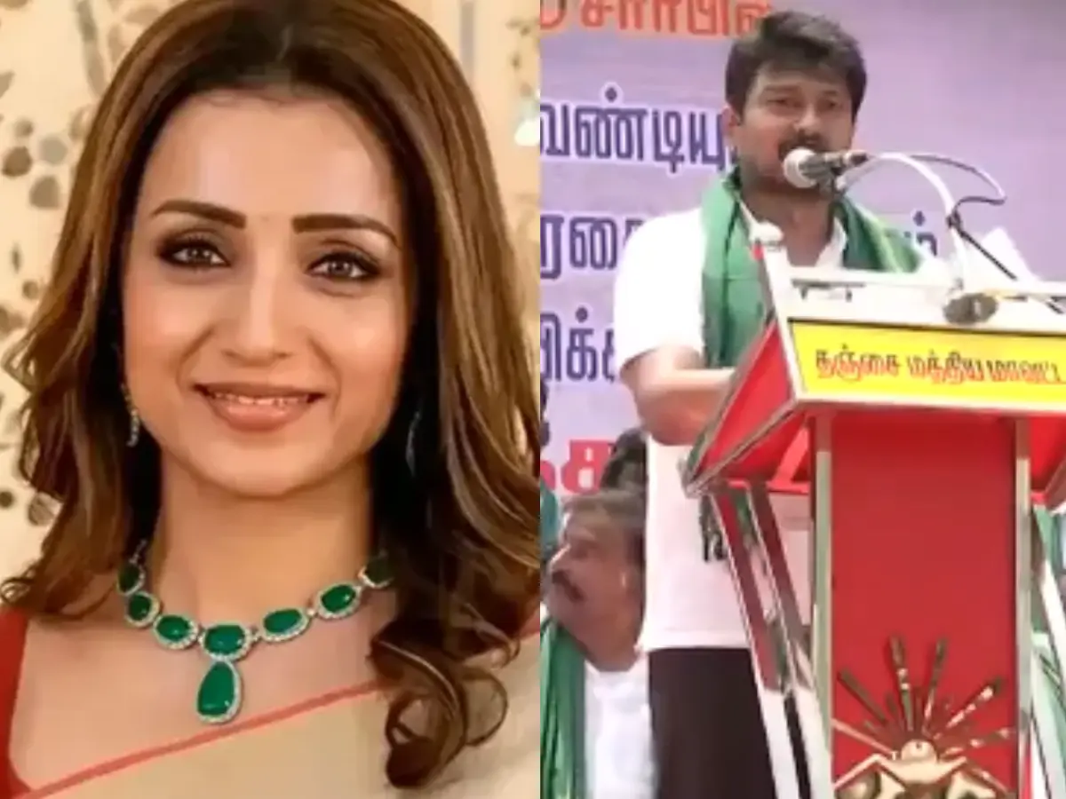 'Crass, cheap and deeply derogatory:' Internet slams Udhayanidhi Stalin over his 'double-meaning' remark on Trisha