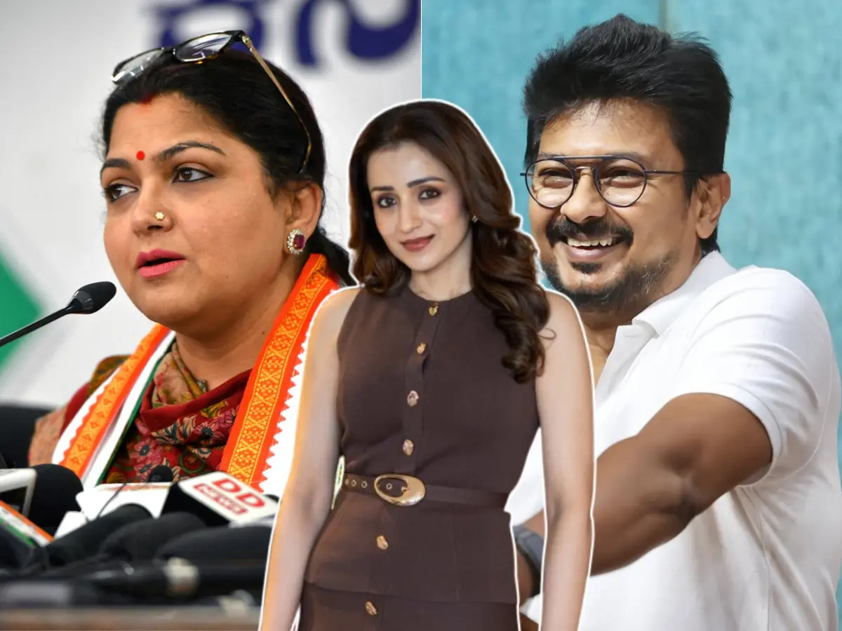 Khushbu Sundar criticises Udhayanidhi Stalin's ‘crass’ speech, demands public apology to Trisha Krishnan Khushbu Sundar criticises Udhayanidhi Stalin's ‘crass’ speech, demands public apology to Trisha Krishnan