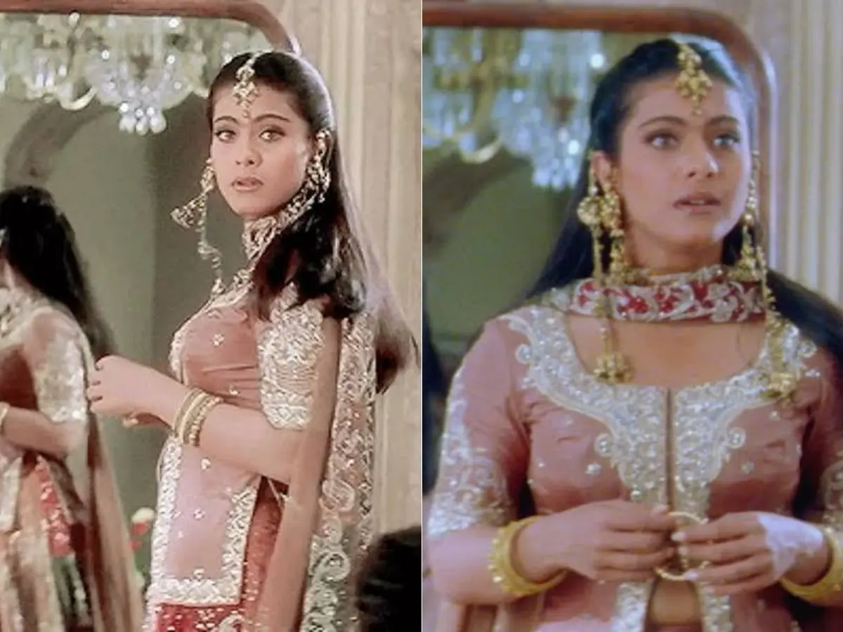 Anjali's Peach Bridal Lehenga – Kuch Kuch Hota Hai
