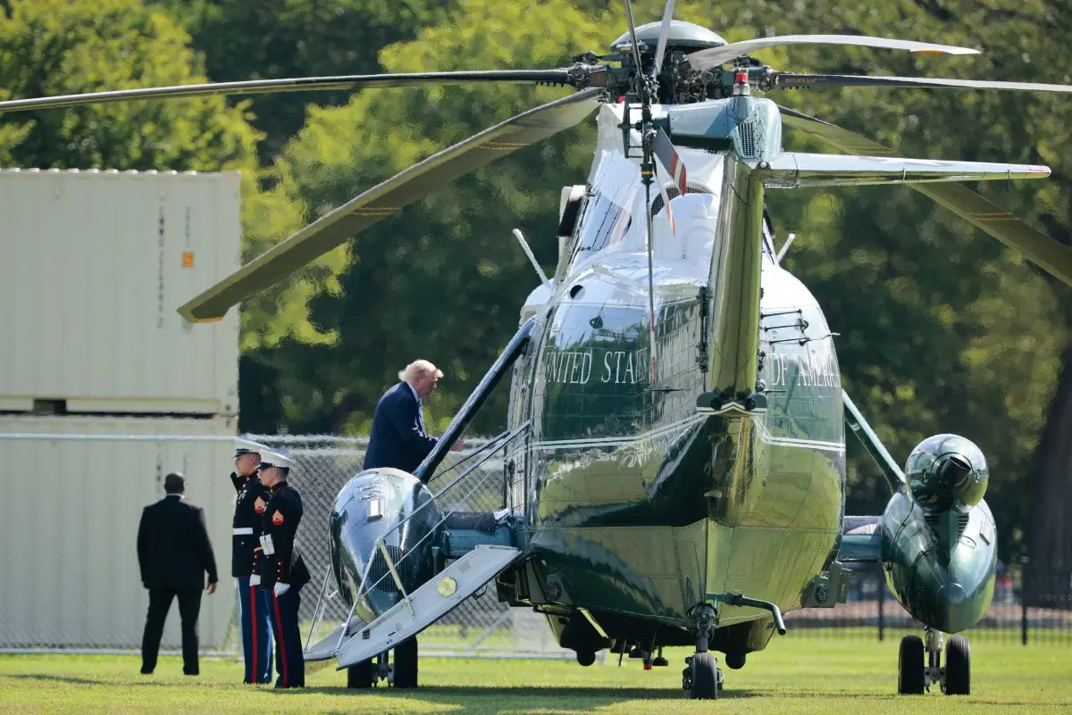 Did Trump's helicopter nearly collide with a passenger jet? US launches probe