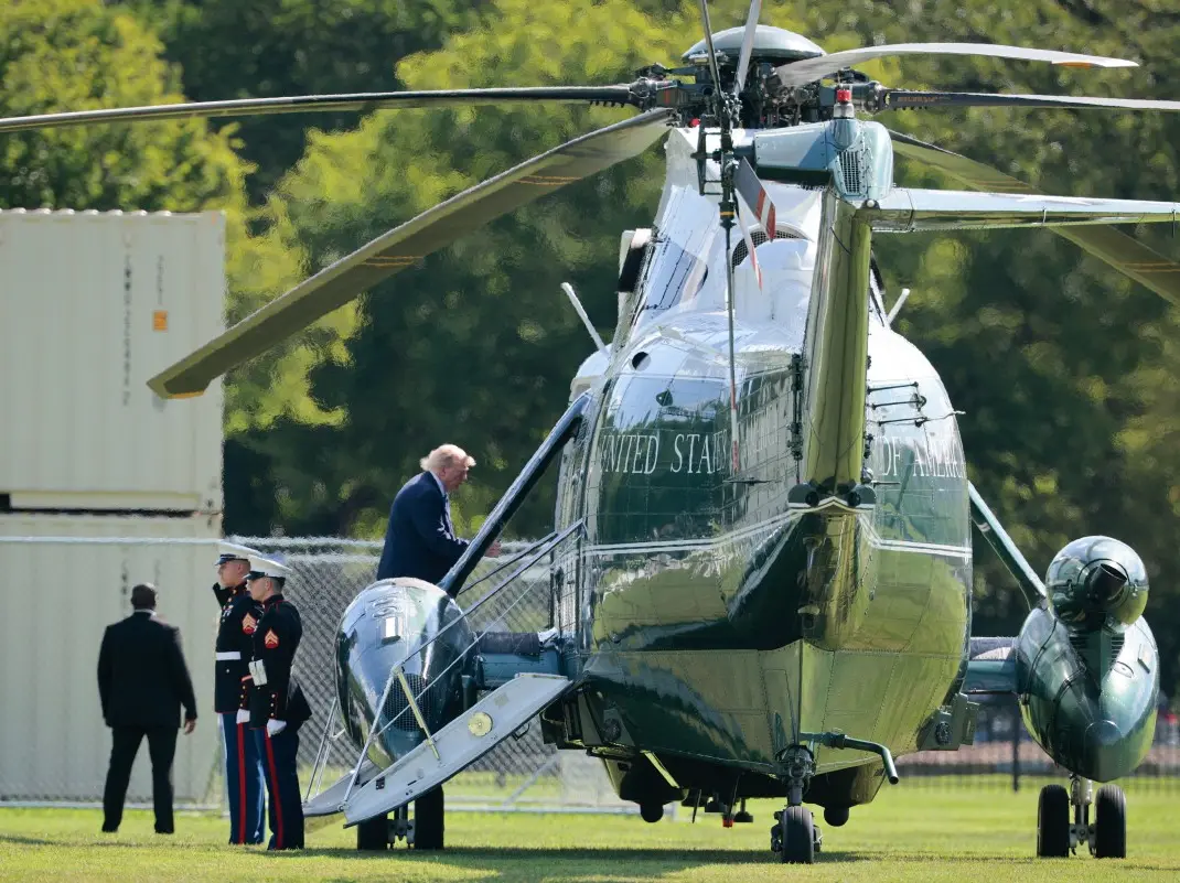 Did Trump's helicopter nearly collide with a passenger jet? US launches probe