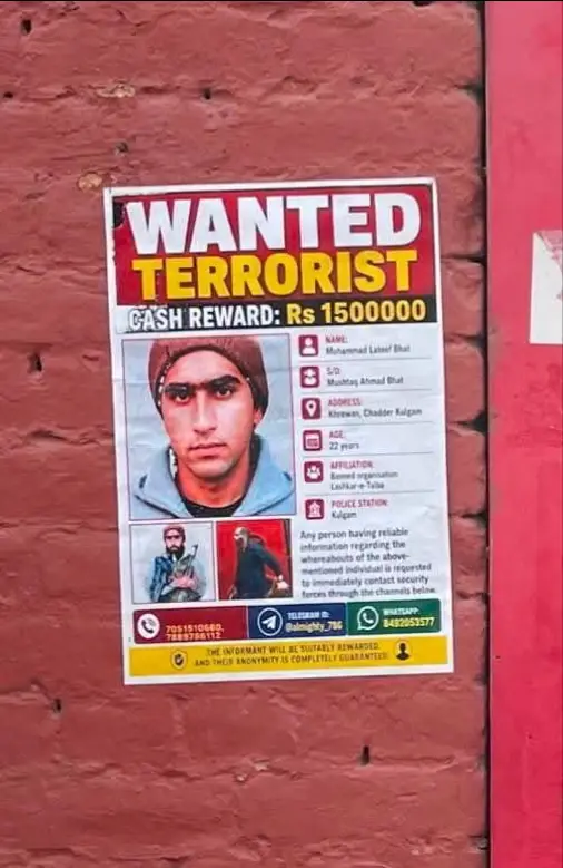 J&K Police issues new advisory for non-local labourers after recent terror attacks; ₹15 lakh reward announced for LeT terrorist