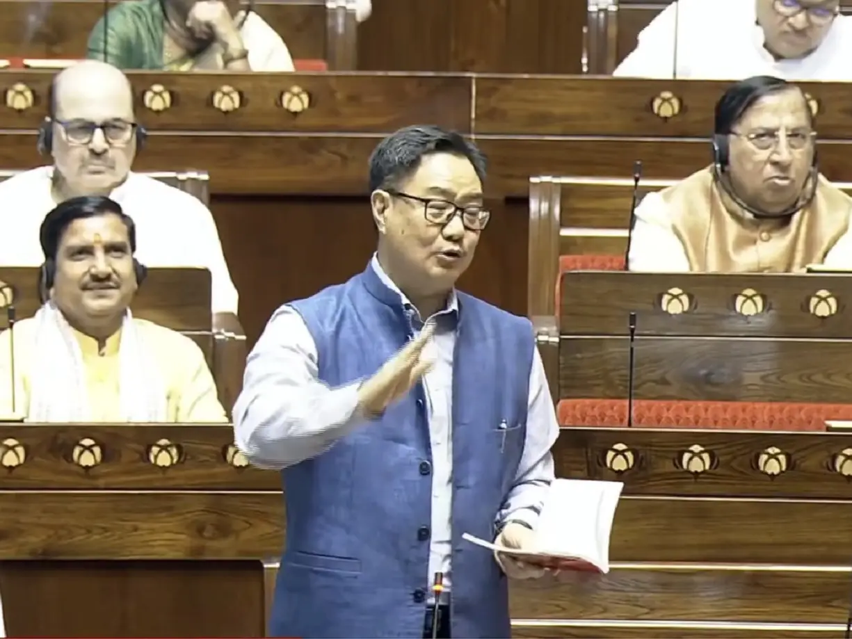Rajya Sabha chairman tells Rijiju to ‘convey sentiments’ of opposition demanding Amit Shah’s presence Rajya Sabha chairman tells Rijiju to ‘convey sentiments’ of opposition demanding Amit Shah’s presence