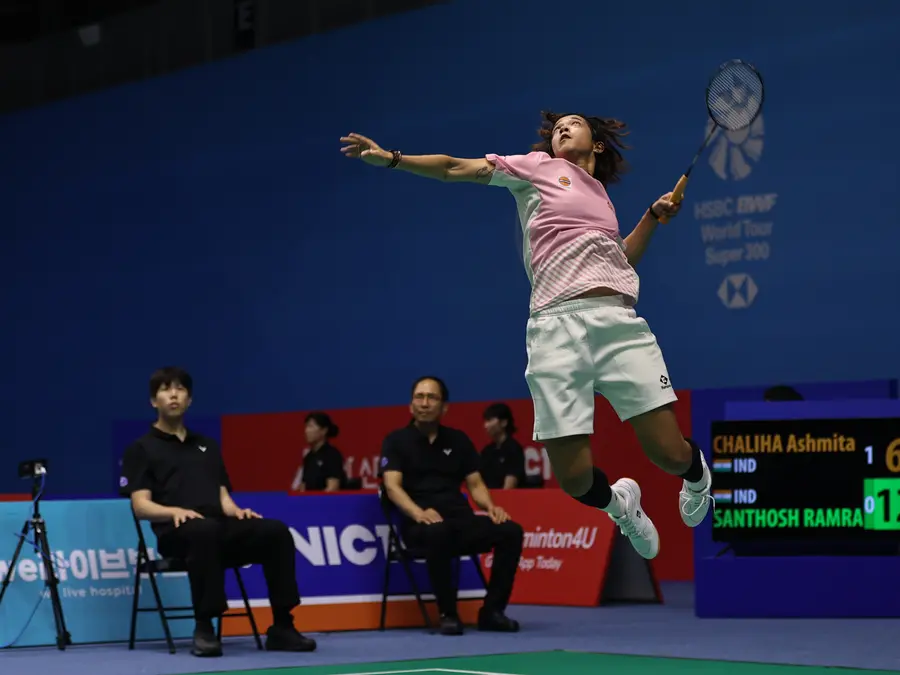 Korea Masters 2026: Ashmita Chaliha beats Rakshitha Ramraj to reach final