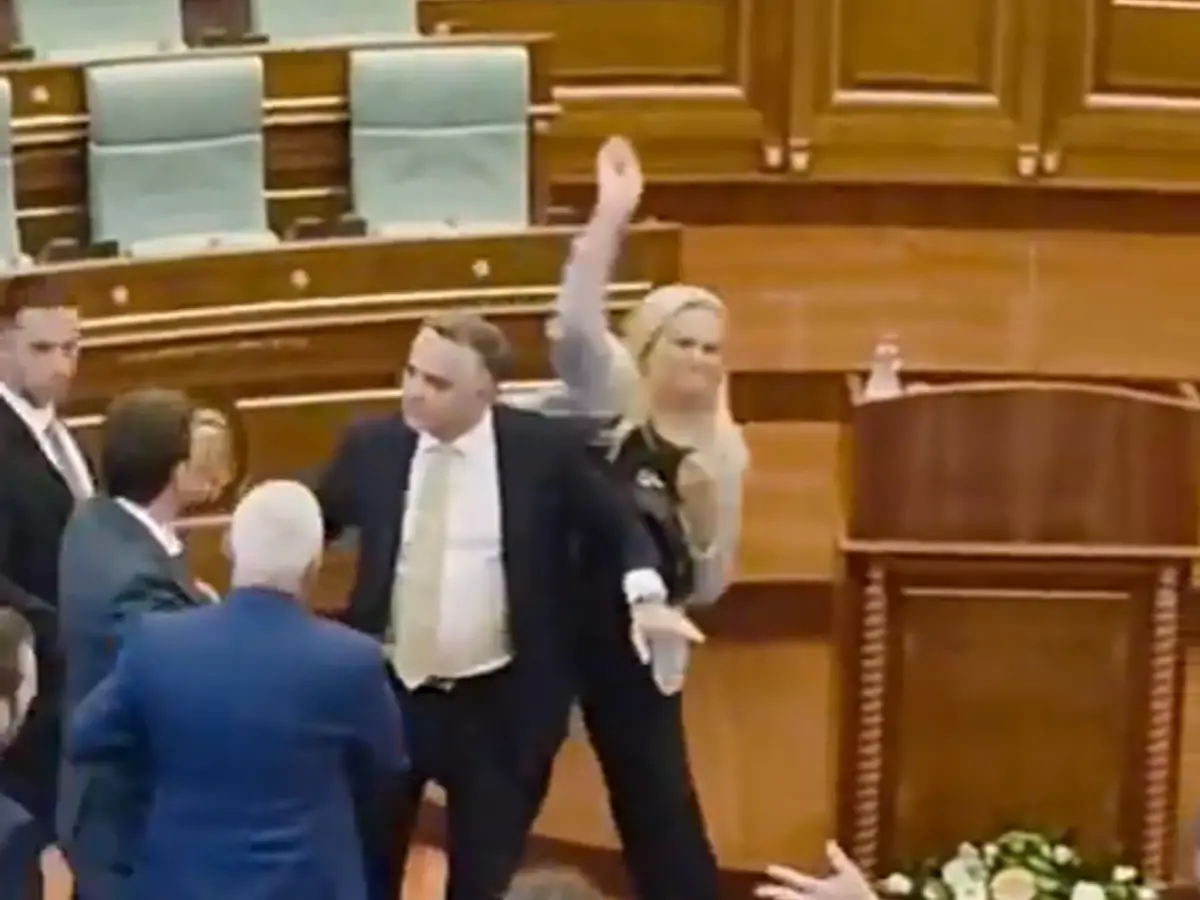 Kosovo PM pelted with eggs in Parliament amid political deadlock