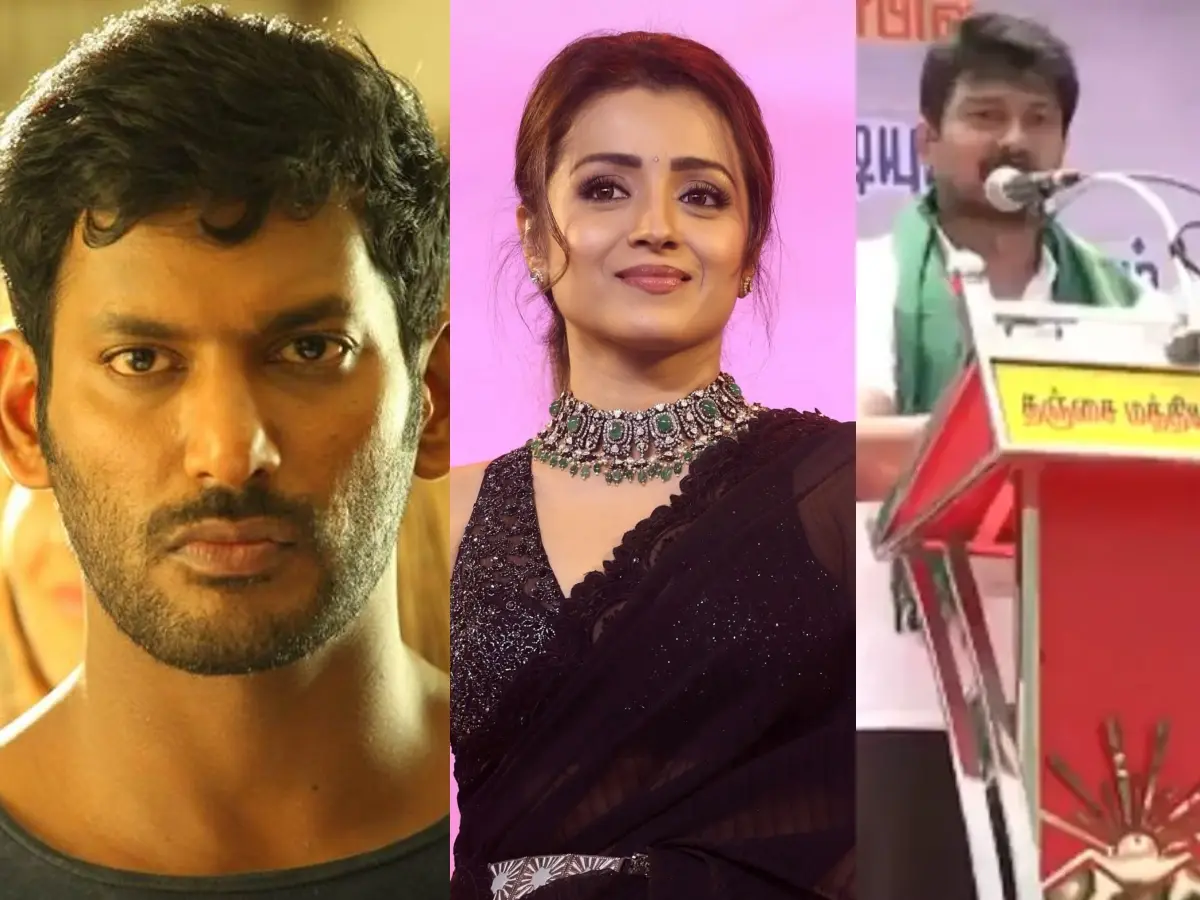 Vishal on Udhayanidhi-Trisha row: Tamil actor demands same action against those who demean women Vishal on Udhayanidhi-Trisha row: Tamil actor demands same action against those who demean women