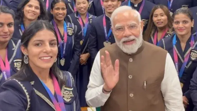 ‘Those who play, will flourish’: PM Modi interacts with India’s CWG medallists