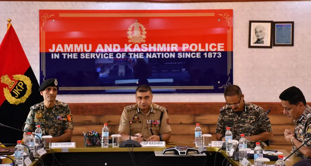 IGP Kashmir reviews security arrangements ahead of Independence Day