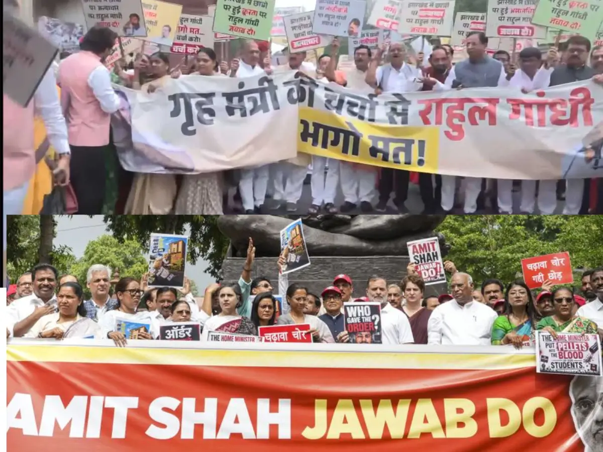 BJP wants Rahul Gandhi's response on Jharkhand lathi-charge, Opposition asks: 'Where is Amit Shah'