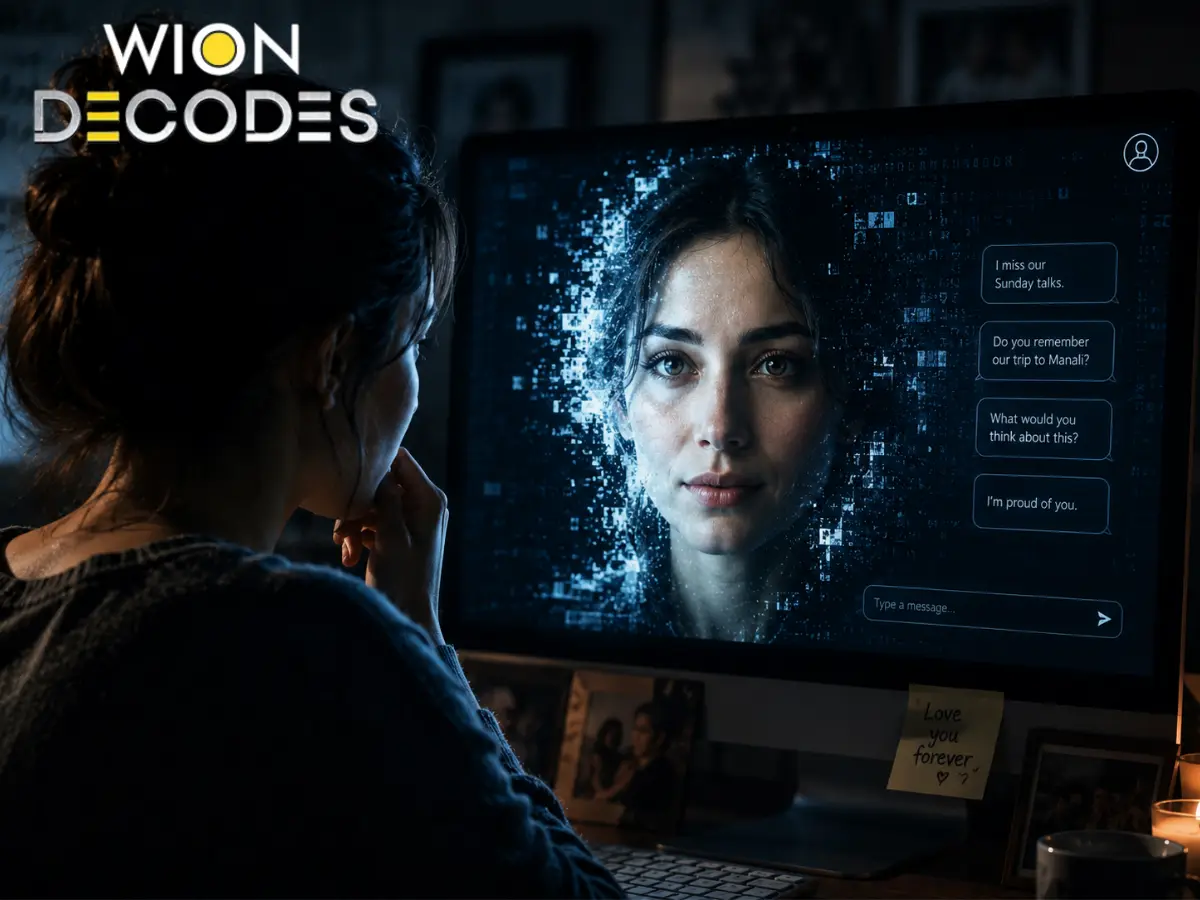 AI can now recreate the dead. But who owns your 'digital ghost' when you're gone? | WION Decodes AI can now recreate the dead. But who owns your 'digital ghost' when you're gone? | WION Decodes