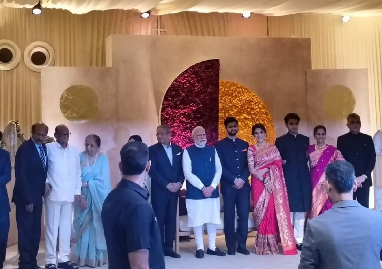 PM Modi, Amit Shah, and Gandhis: Top leaders attend wedding reception of Supriya Sule’s daughter