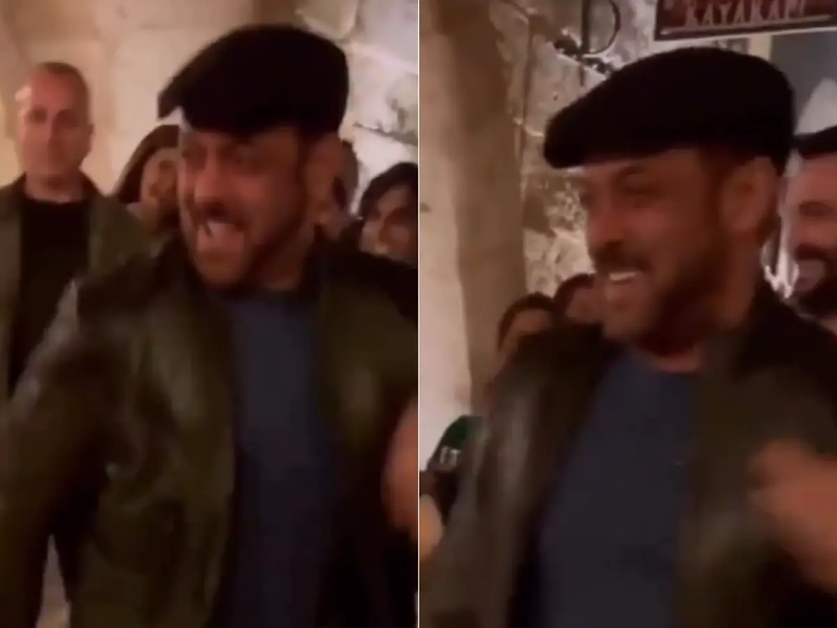 Salman Khan recreates iconic hook step from Jeene Ke Hain Chaar Din; viral video leaves fans nostalgic