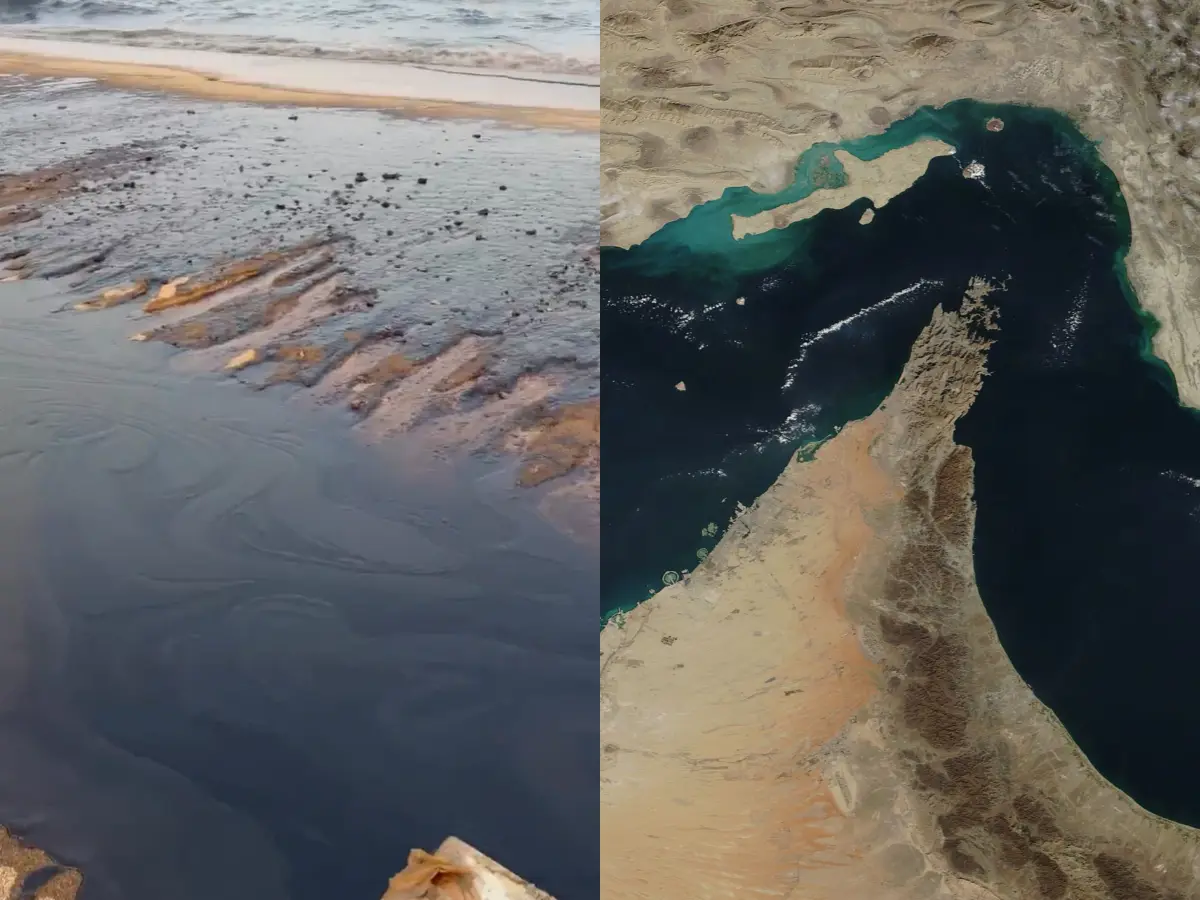 'Who bears responsibility?':Iran wants 'polluter pays' rule for Strait of Hormuz as oil slick plagues Qeshm