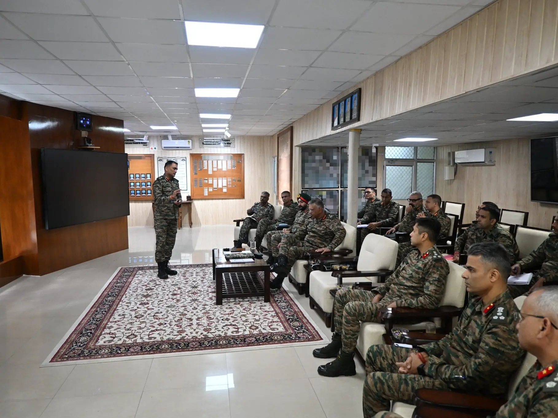GOC White Knight Corps reviews operational readiness of forces in hinterland GOC White Knight Corps reviews operational readiness of forces in hinterland