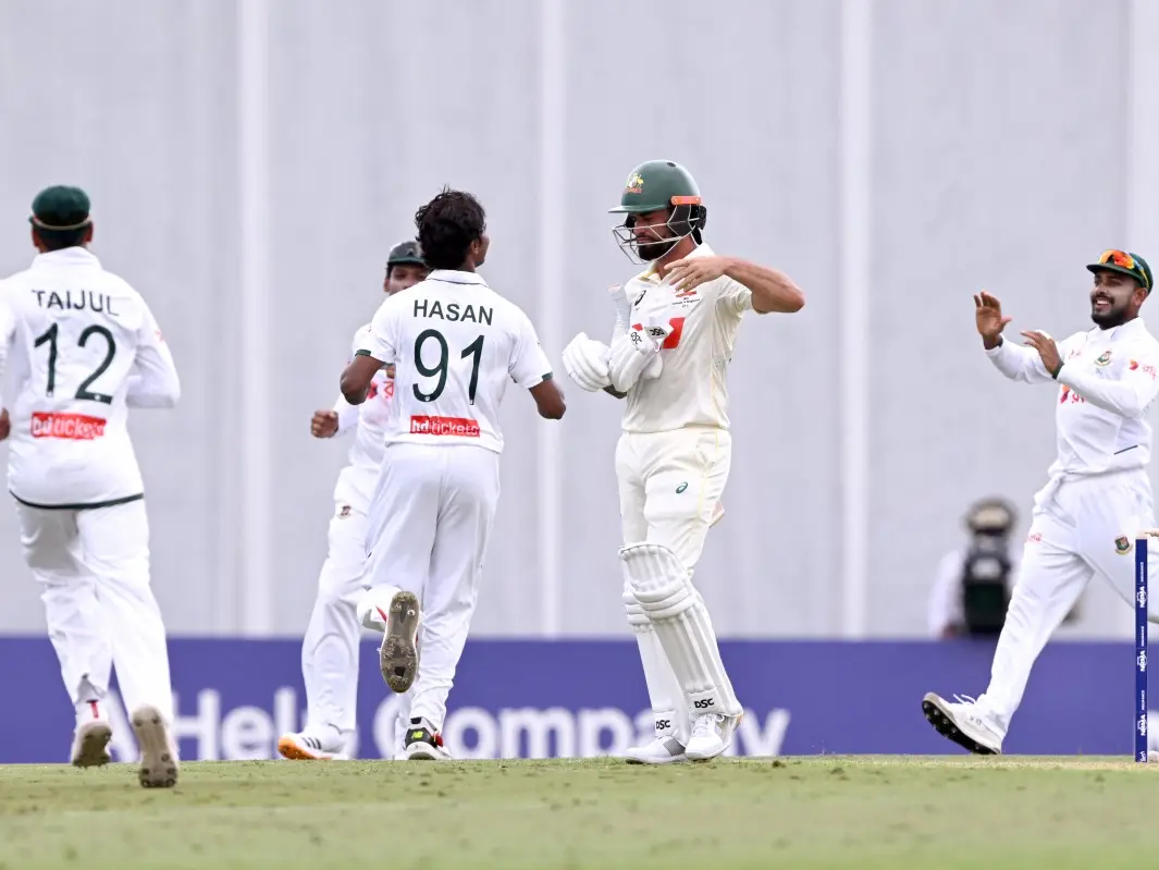 BAN vs AUS, 1st Test: Mahmud leads Bangladesh's dominance over Australia on Day 1 BAN vs AUS, 1st Test: Mahmud leads Bangladesh's dominance over Australia on Day 1
