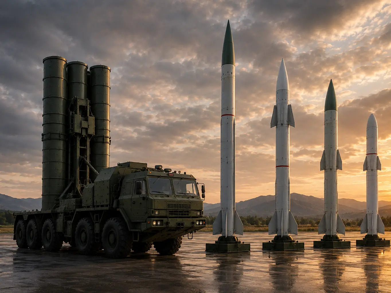 Why does the S-400 carry four different missiles instead of one?