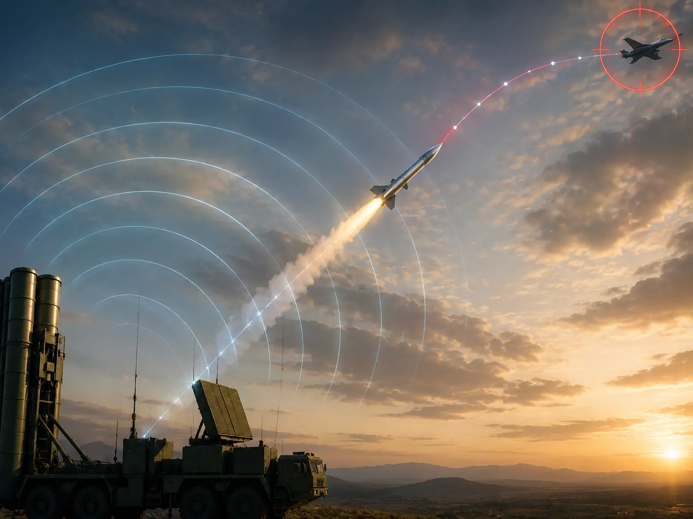 How does an S-400 missile know where to turn?