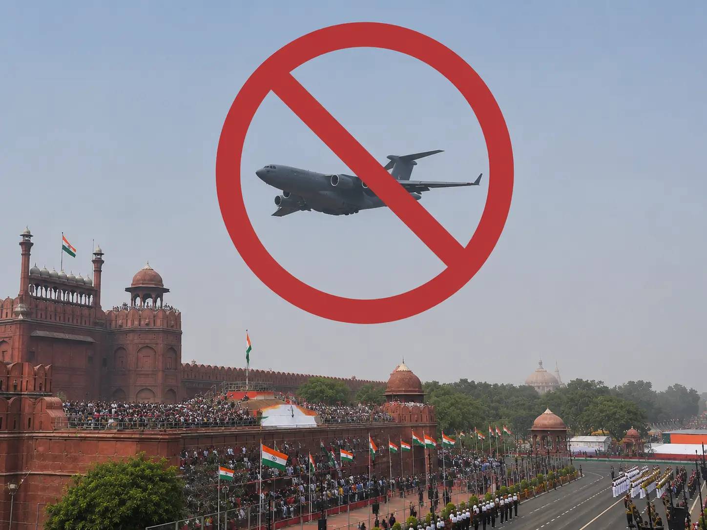 A strict ban on aerial objects
