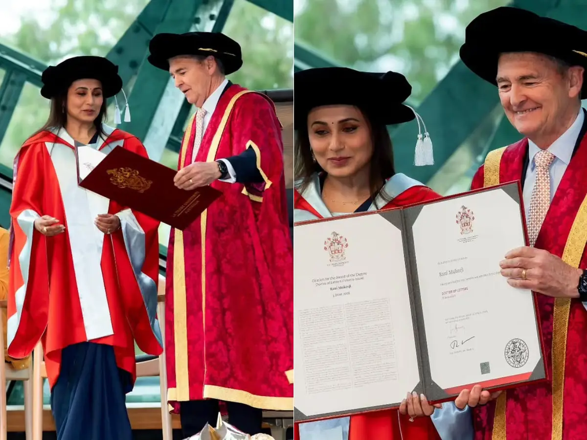 Rani Mukerji gets emotional after receiving La Trobe Honorary Doctorate | Watch Rani Mukerji gets emotional after receiving La Trobe Honorary Doctorate | Watch