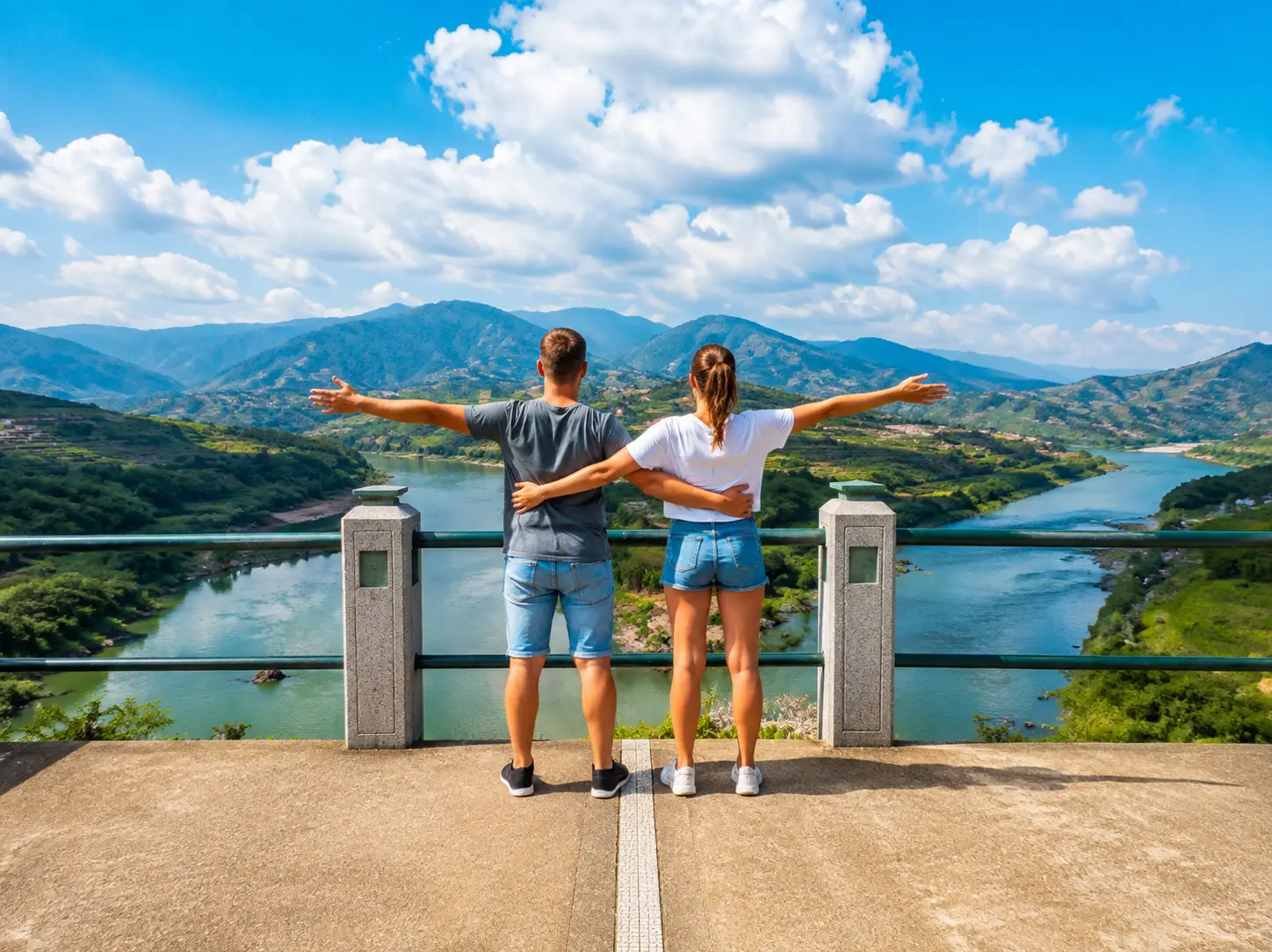 Top 5 places where you can stand in two countries at once Top 5 places where you can stand in two countries at once
