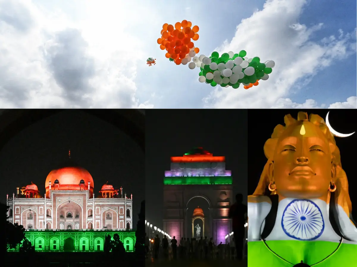 India celebrates Independence Day: From Delhi to Mumbai, iconic landmarks glow in Tricolour