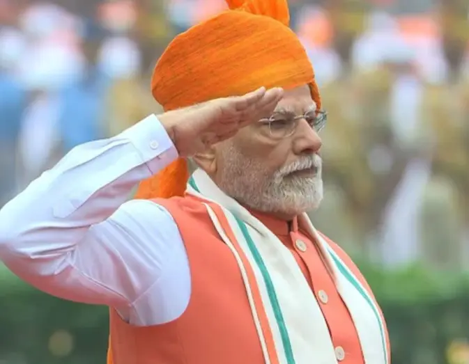All-saffron look