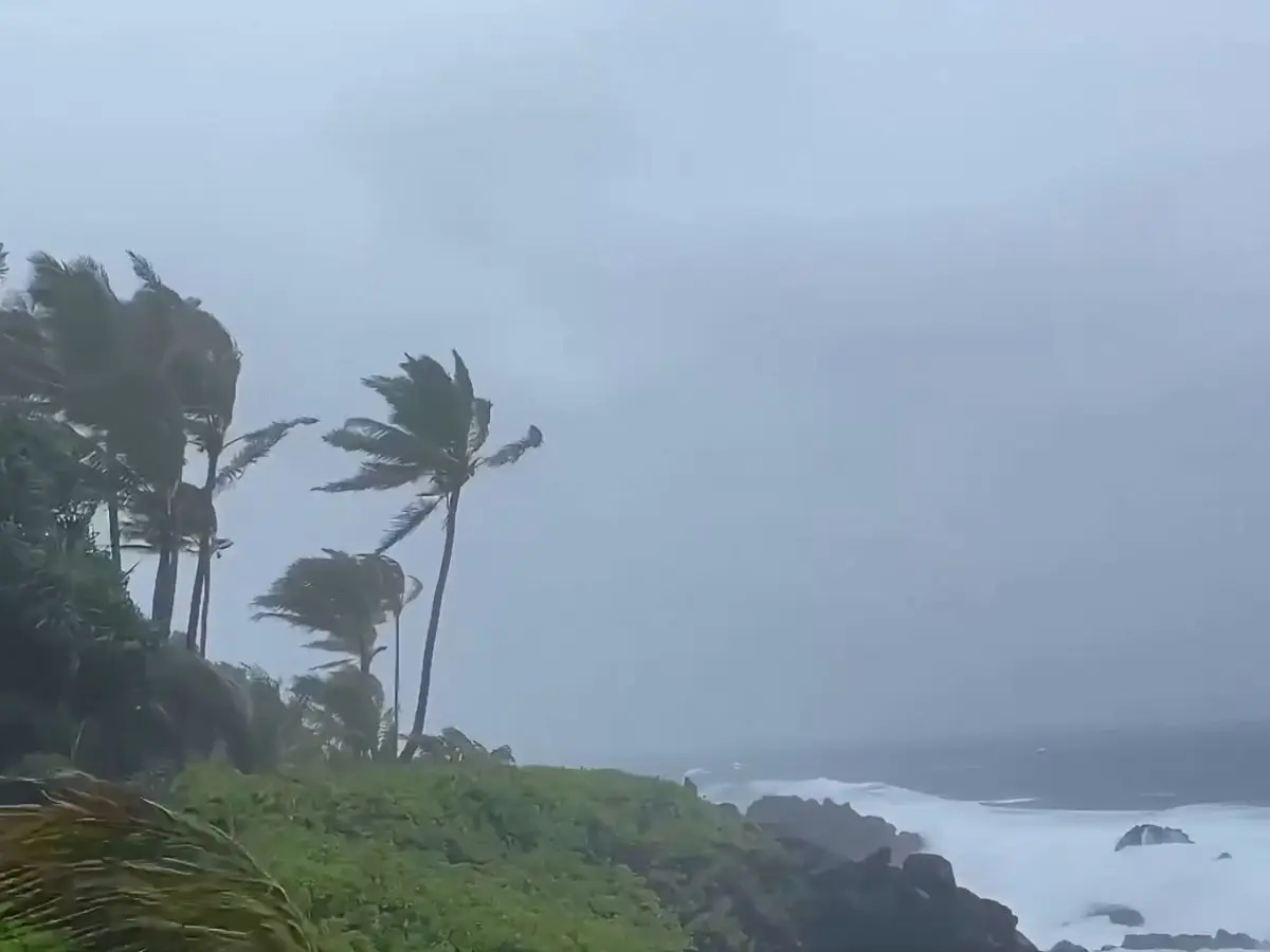Hurricane Lala batters Hawaii: Over 40,000 left without power as storm strengthens to Category 1, one dead