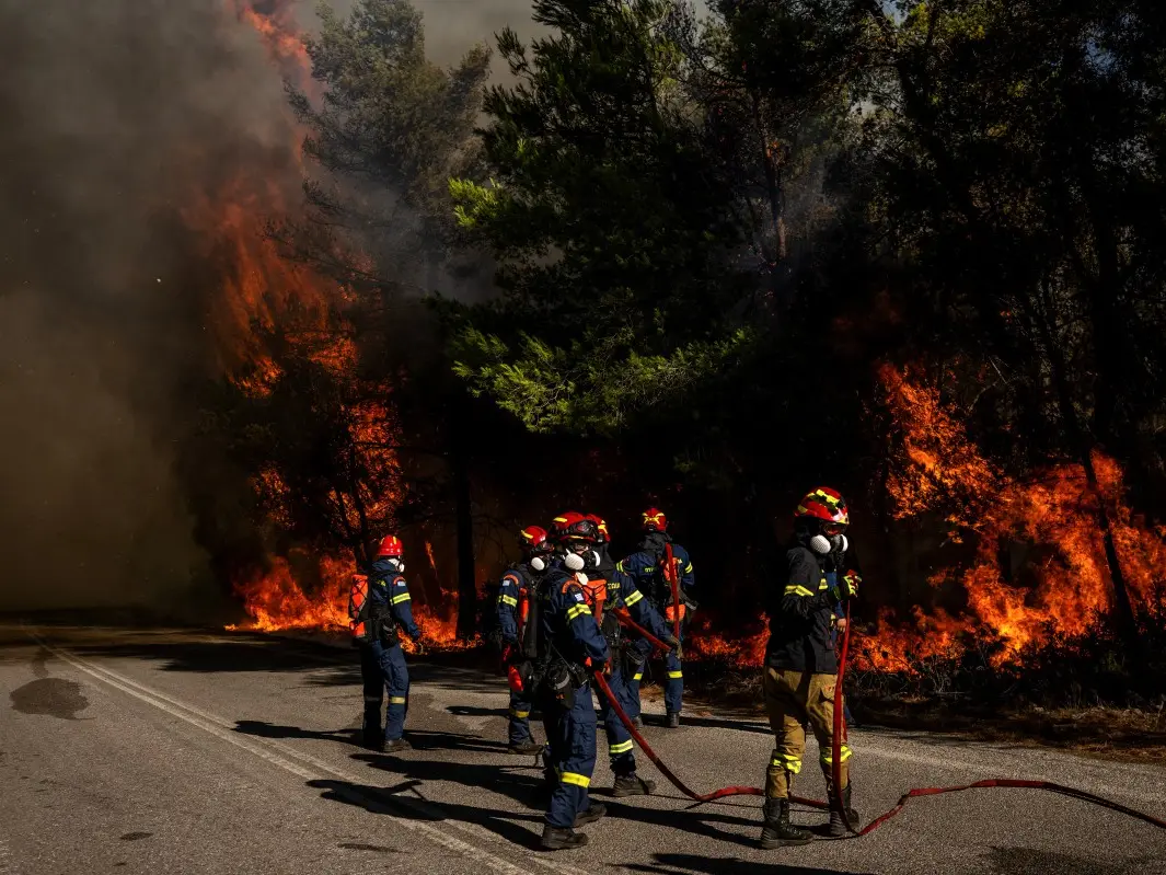 Wildfires rage across Greece and Croatia as tourists flee; firefighters battle flames and smoke Wildfires rage across Greece and Croatia as tourists flee; firefighters battle flames and smoke