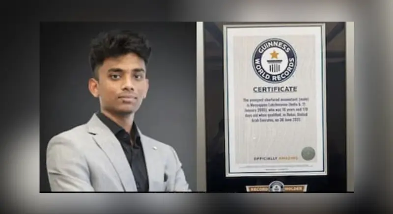 Lakshmanan Meyyappan: How a 16-year-old became the world’s youngest chartered accountant Lakshmanan Meyyappan: How a 16-year-old became the world’s youngest chartered accountant