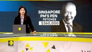 World's most expensive pen: Lee Kuan Yew's montblanc draws 111 bids