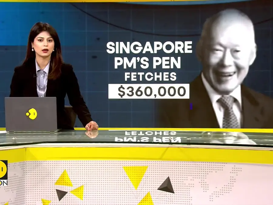 World's most expensive pen: Lee Kuan Yew's montblanc draws 111 bids